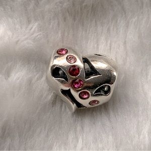 LTD Edition Chamilia Sterling & Swarovski Heart Charm